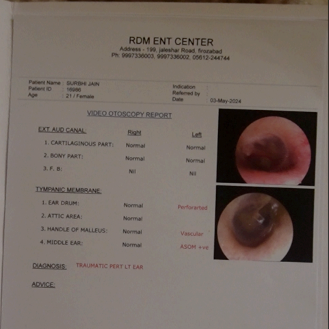 My father brutally beat me and ruptured my ear drum